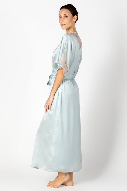 NK Imode Agatha Nostalgia Hanky Long Silk Robe